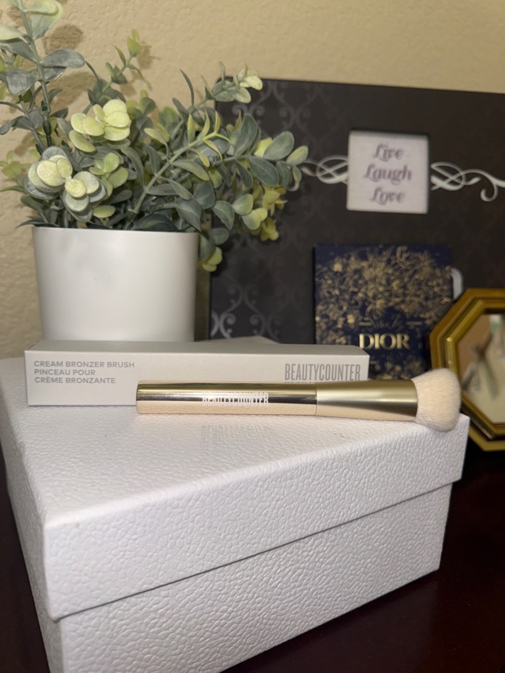 beautycounter White Cream Bronzer Brush-Brand New in Box